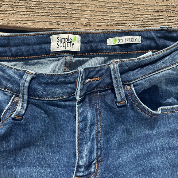 Mid rise Flare bootcut jeans simple society brand size 26 - Picture 3 of 6